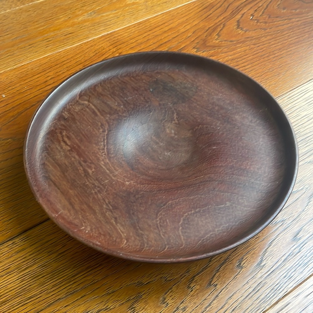 Wood Pedestal Bowl